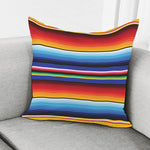 Tribal Mexican Serape Pattern Print Pillow Cover