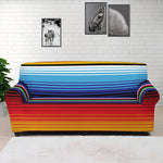 Tribal Mexican Serape Pattern Print Sofa Cover