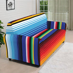Tribal Mexican Serape Pattern Print Sofa Cover