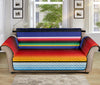 Tribal Mexican Serape Pattern Print Sofa Protector