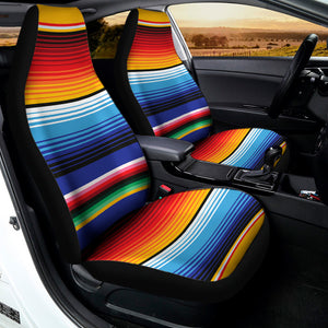 Tribal Mexican Serape Pattern Print Universal Fit Car Seat Covers