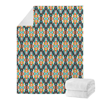 Tribal Native American Pattern Print Blanket