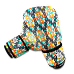 Tribal Native American Pattern Print Boxing Gloves