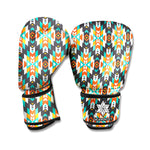 Tribal Native American Pattern Print Boxing Gloves