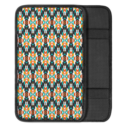 Tribal Native American Pattern Print Car Center Console Cover
