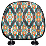 Tribal Native American Pattern Print Car Headrest Covers