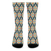 Tribal Native American Pattern Print Crew Socks