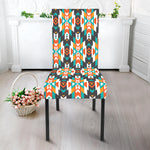Tribal Native American Pattern Print Dining Chair Slipcover