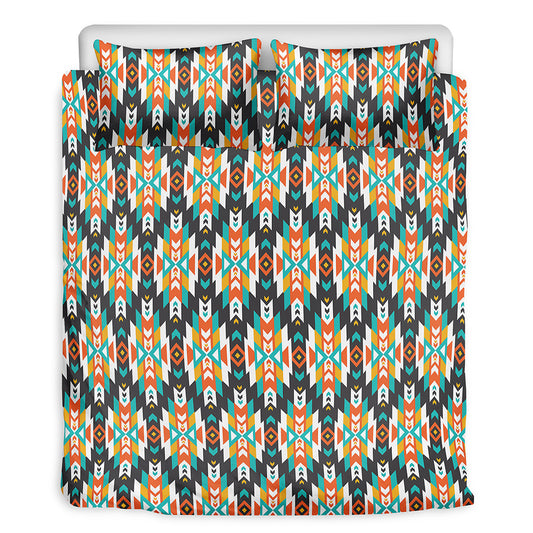 Tribal Native American Pattern Print Duvet Cover Bedding Set