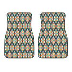 Tribal Native American Pattern Print Front Car Floor Mats