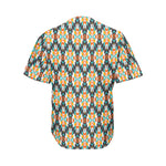 Tribal Native American Pattern Print Men's Baseball Jersey