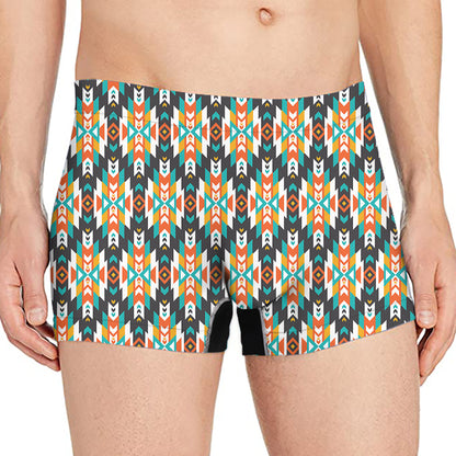 Tribal Native American Pattern Print Men's Boxer Briefs