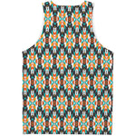 Tribal Native American Pattern Print Men's Tank Top