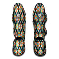 Tribal Native American Pattern Print Muay Thai Shin Guards