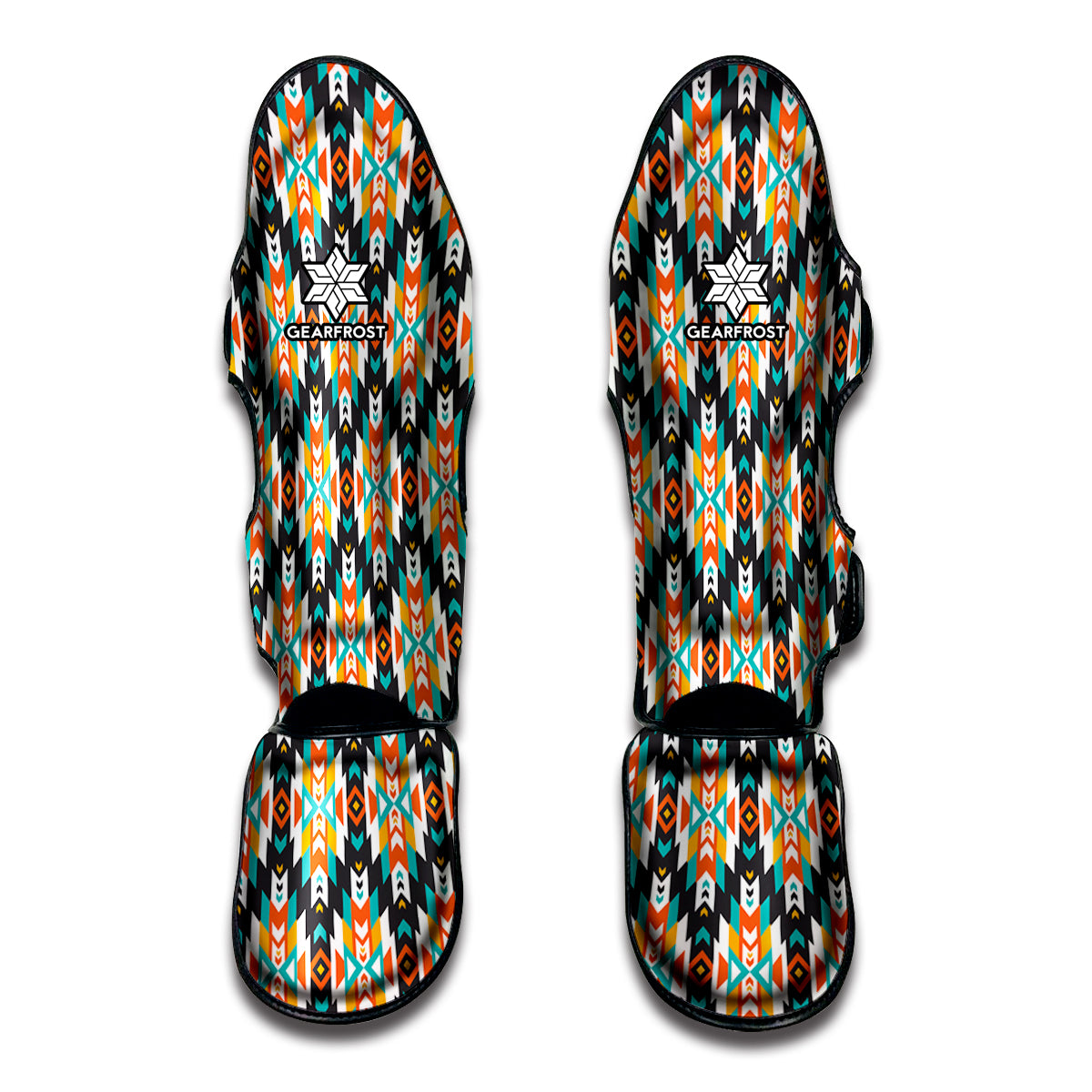 Tribal Native American Pattern Print Muay Thai Shin Guard