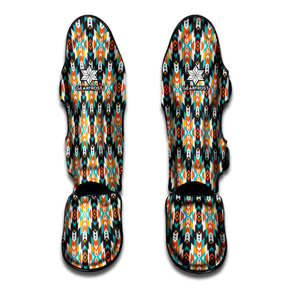 Tribal Native American Pattern Print Muay Thai Shin Guard