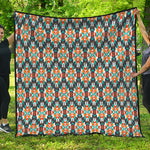 Tribal Native American Pattern Print Quilt