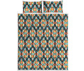 Tribal Native American Pattern Print Quilt Bed Set