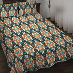 Tribal Native American Pattern Print Quilt Bed Set