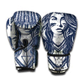 Tribal Native Indian Girl Print Boxing Gloves