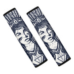 Tribal Native Indian Girl Print Car Seat Belt Covers