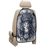 Tribal Native Indian Girl Print Car Seat Organizers