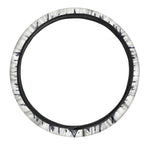 Tribal Native Indian Girl Print Car Steering Wheel Cover