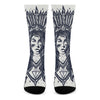 Tribal Native Indian Girl Print Crew Socks