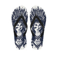 Tribal Native Indian Girl Print Flip Flops