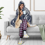 Tribal Native Indian Girl Print Hooded Blanket