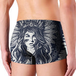 Tribal Native Indian Girl Print Men's Boxer Briefs