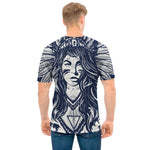 Tribal Native Indian Girl Print Men's T-Shirt