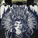 Tribal Native Indian Girl Print Pet Car Back Seat Cover