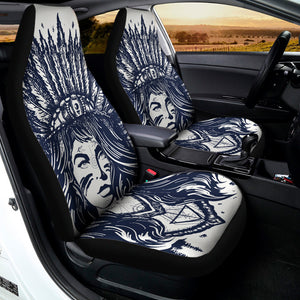 Tribal Native Indian Girl Print Universal Fit Car Seat Covers
