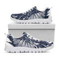 Tribal Native Indian Girl Print White Running Shoes