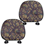 Tribal Native Indian Pattern Print Car Headrest Covers