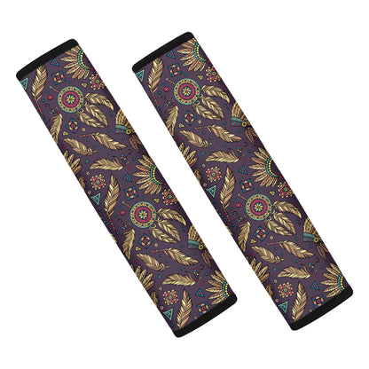 Tribal Native Indian Pattern Print Car Seat Belt Covers