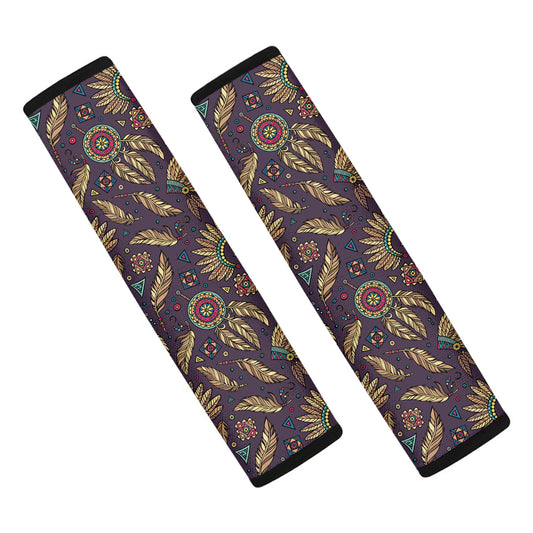 Tribal Native Indian Pattern Print Car Seat Belt Covers