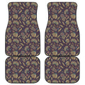 Tribal Native Indian Pattern Print Front and Back Car Floor Mats