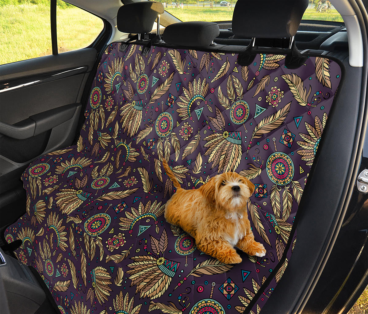 Tribal Native Indian Pattern Print Pet Car Back Seat Cover