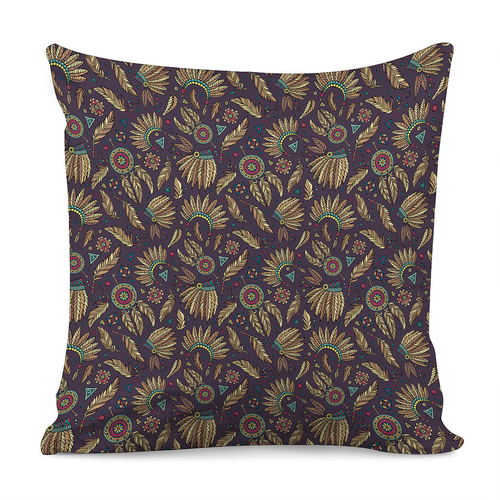 Tribal Native Indian Pattern Print Pillow Cover