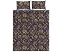 Tribal Native Indian Pattern Print Quilt Bed Set