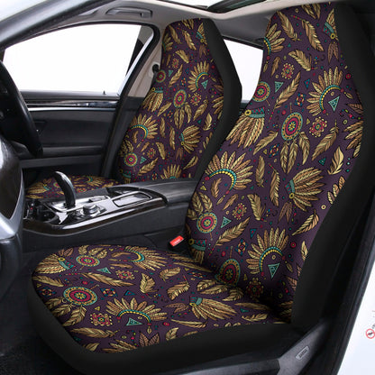 Tribal Native Indian Pattern Print Universal Fit Car Seat Covers