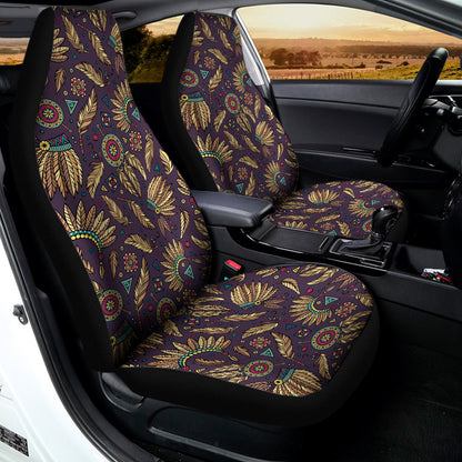 Tribal Native Indian Pattern Print Universal Fit Car Seat Covers