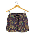 Tribal Native Indian Pattern Print Women's Shorts