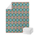 Tribal Navajo Pattern Print Blanket
