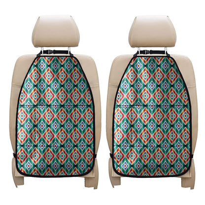 Tribal Navajo Pattern Print Car Seat Organizers