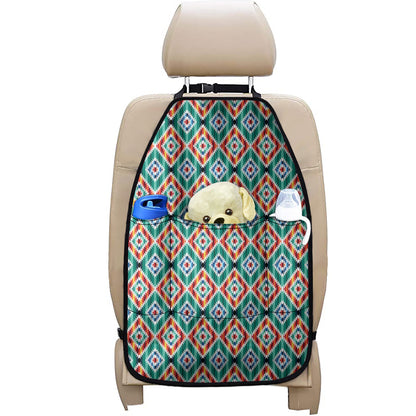 Tribal Navajo Pattern Print Car Seat Organizers
