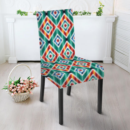 Tribal Navajo Pattern Print Dining Chair Slipcover