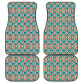 Tribal Navajo Pattern Print Front and Back Car Floor Mats